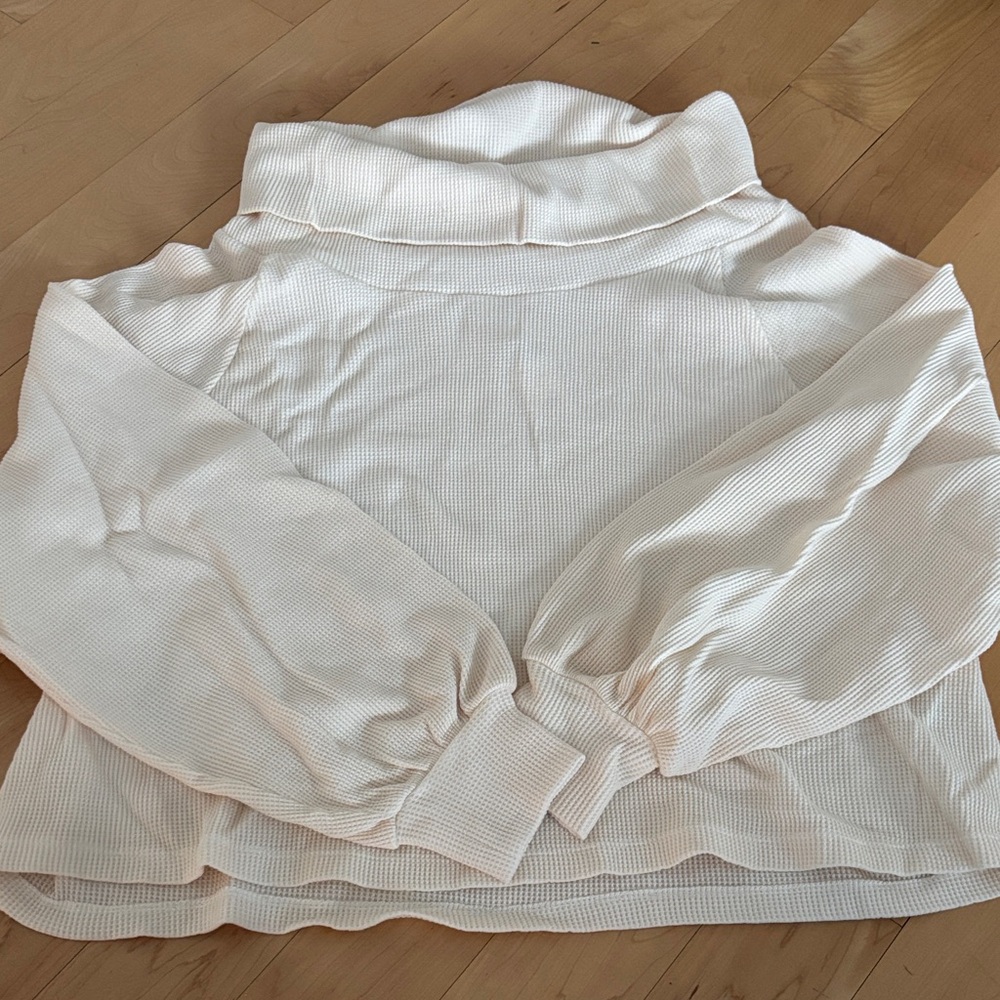 Anthropologie (Pilcro) waffle-knit sweater